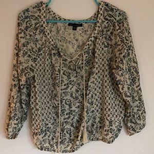 AE floral blouse
